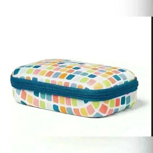 Hard Sided Fabric Pencil Case Color Block - up&up brand new with tags